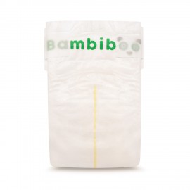 Jednorazowe pieluszki marki Bambiboo z włóknem bambusowym w rozmiarze 2 - Mini  dla niemowląt o wadze od 3 do 8 kilogramów