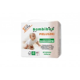 Jednorazowe pieluszki marki Bambiboo z włóknem bambusowym w rozmiarze 3 - Midi dla niemowląt o wadze od 6 do 11 kilogramów