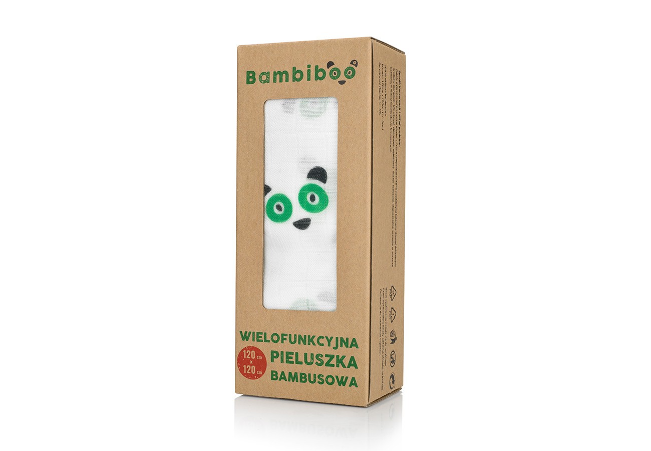 Bambiboo wielofunkcyjna pieluszka bambusowa (kocyk, chusta, otulacz)
