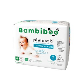 Bambiboo Einwegwindeln mit Bambusfaser für Babys, Gr. 2...