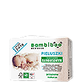 Jednorazowe pieluszki marki Bambiboo z włóknem bambusowym w rozmiarze 1 - Newborn dla noworodków o wadze od 2 do 4 kilogramów - 26 szt.