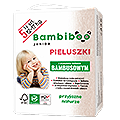 Bambiboo disposable nappies with bamboo fibre for babies, size 5 Junior (12-17kg) 16 pcs
