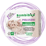Bambiboo disposable nappies with bamboo fibre for infants, size 2 Mini (3-8kg) 25 pcs.