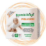 Bambiboo disposable nappies with bamboo fibre for infants, size 3 Midi (6-11kg) 21 pcs.