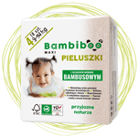 Bambiboo disposable nappies with bamboo fibre for babies, size 4 Maxi (9-14kg) 18 pcs.