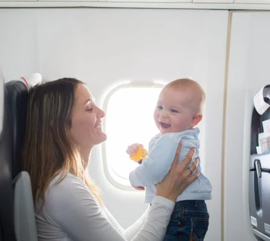 Podróż samolotem z dzieckiem