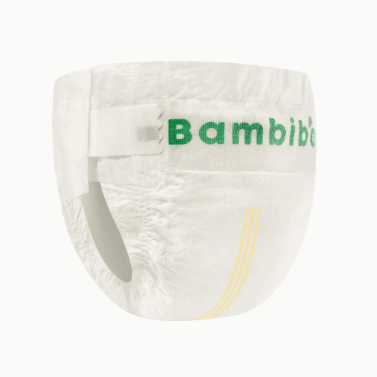 Set 3 x 21 Stk - Bambiboo Einwegwindeln mit Bambusfaser für Babys, Größe 3 Midi (6-11 kg)