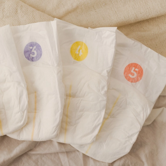 Zestaw 3 x 20 szt. - jednorazowe pieluchomajtki Bambiboo COTTONWEAR z bawełną organiczną dla dzieci, rozmiar 5 Junior (12-17kg)