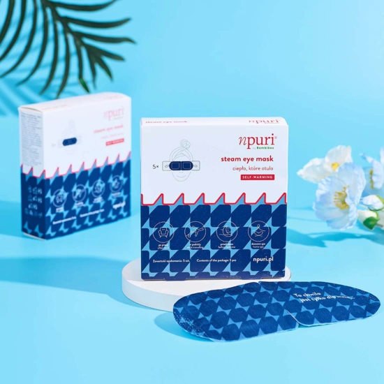 npuri by Bambiboo maska na oczy samonagrzewająca,5szt.