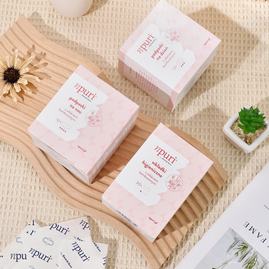 npuri by  Bambiboo podpaski higieniczne long z włóknem bambusowym, op.10 szt.