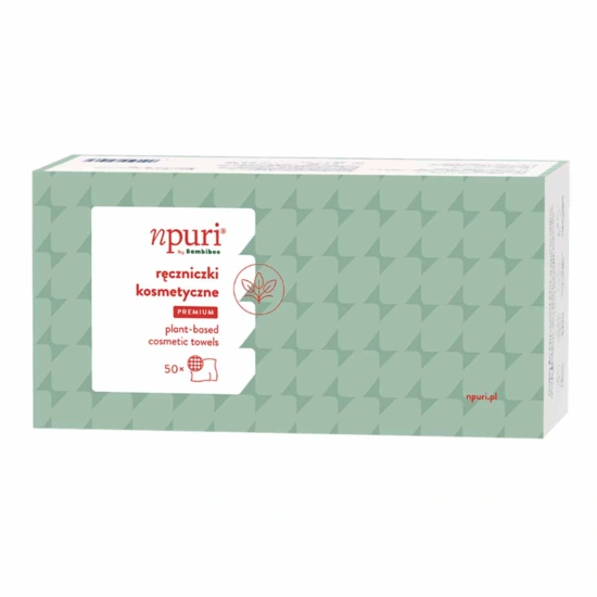 npuri by bambiboo jednorazowe ręczniczki kosmetyczne,50szt