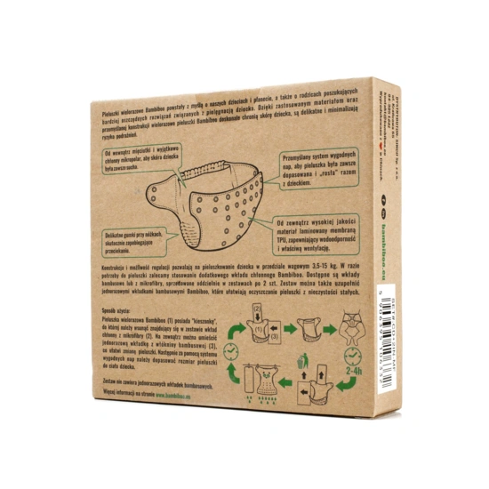 Bambiboo wiederverwendbare Windel mit Mikrofasereinlage