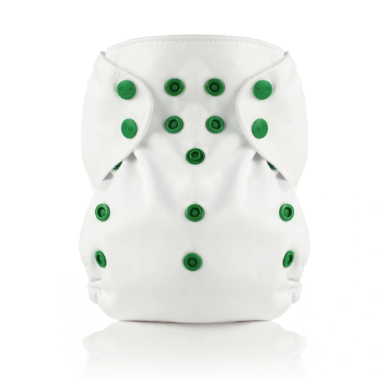 Set of 6 reusable nappies with 12 microfibre inserts