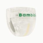 Set 3 x 21 Stk - Bambiboo Einwegwindeln mit Bambusfaser für Babys, Größe 3 Midi (6-11 kg)