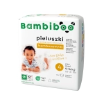 Jednorazowe pieluszki z włóknem bambusowym dla dzieci, rozmiar 4 (9-14kg) 18 szt.