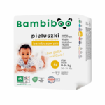 Zestaw 8 x 18 szt. - jednorazowe pieluszki Bambiboo z włóknem bambusowym dla dzieci, rozmiar 4 Maxi (9-14kg)