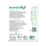 Zestaw 8 x 18 szt. - jednorazowe pieluszki Bambiboo z włóknem bambusowym dla dzieci, rozmiar 4 Maxi (9-14kg)