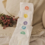 Set 8 x 24 Stk - Bambiboo COTTONWEAR Einwegwindeln mit Bio-Baumwolle für Kinder, Größe 4 Maxi (9-14 kg)