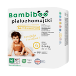 Jednorazowe pieluchomajtki Bambiboo z włóknem bambusowym dla dzieci, rozmiar 4 (9-14kg) 16 szt.