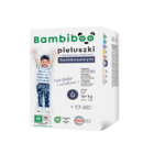 Jednorazowe pieluszki Bambiboo z włóknem bambusowym dla dzieci, rozmiar 6 (15+ kg) 15 szt.