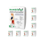 8 x 15 pcs pack – Bambiboo disposable pants with bamboo fibre for babies, size 6 (15+ kg)