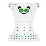 Set of 6 reusable nappies with 12 microfibre inserts