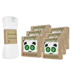 Set of 6 reusable nappies with 12 microfibre inserts