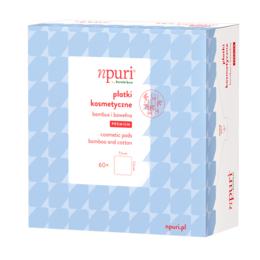 npuri by Bambiboo płatki kosmetyczne, 60szt