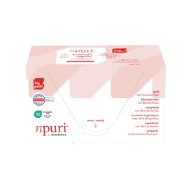 npuri by Bambiboo podpaski higieniczne regular z włóknem bambusowym,bigpack  op.24 szt.
