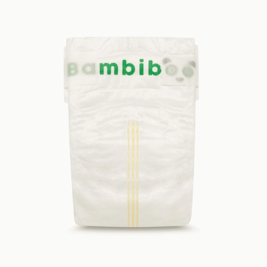 Set 8 x 18 Stk - Bambiboo Einwegwindeln mit Bambusfaser für Kinder, Größe 4 Maxi (9-14 kg)