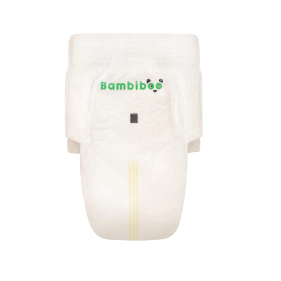 Zestaw 8 x 15 szt. - jednorazowe pieluchomajtki Bambiboo z włóknem bambusowym dla dzieci, rozmiar 5 (12+ kg)