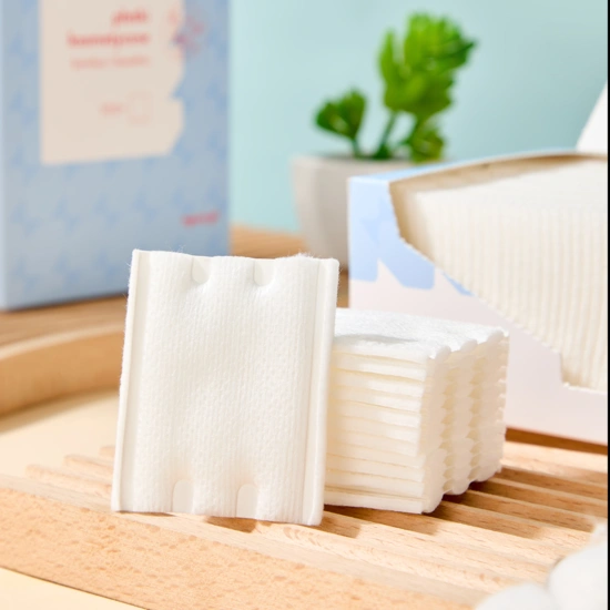npuri by Bambiboo Kosmetik-Wattepads aus Bambus und Baumwolle, 100 Stück