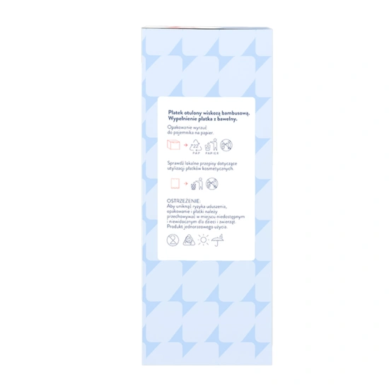 npuri by Bambiboo Kosmetik-Wattepads aus Bambus und Baumwolle, 100 Stück