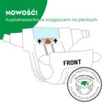Zestaw 8 x 26 szt. - jednorazowe pieluszki Bambiboo COTTONWEAR z bawełną organiczną dla niemowląt, rozmiar 3 Midi (6-11kg)