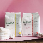 Zestaw 3 x 22 szt. - jednorazowe pieluchomajtki Bambiboo COTTONWEAR z bawełną organiczną dla dzieci, rozmiar 4 Maxi (9-14kg)