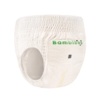 Zestaw 8 x 15 szt. - jednorazowe pieluchomajtki Bambiboo z włóknem bambusowym dla dzieci, rozmiar 5 (12+ kg)