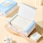 npuri by Bambiboo Kosmetik-Wattepads aus Bambus und Baumwolle, 100 Stück
